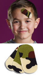 Epi-Derm CAMO - Green Silicone Gel Small Strips Epi-Derm CAMO - Green Silicone Gel Small Strips