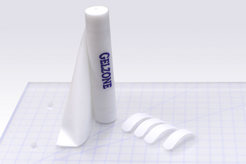 Envoltura de silicona para cicatrices Gelzone de 10" x 48"