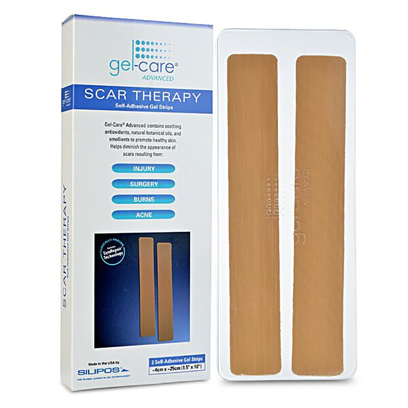 Gel-Care Advanced Scar Therapy Strips — 1.5 × 10 in, 2 Pack