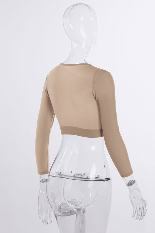 Raineywear WBAL Women's Bolero Long Sleeves, Dual Fastener at Top and Bottom, alternate view