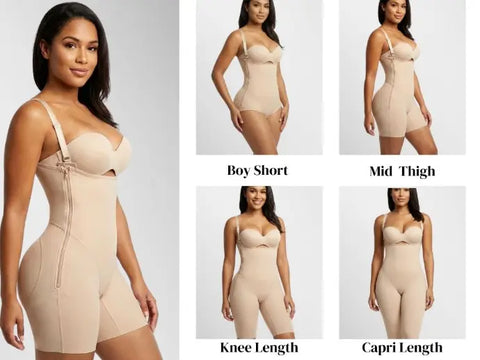 Raineywear Step 1: Women's Mid Body Suit — Boy Short (WM1-BS)