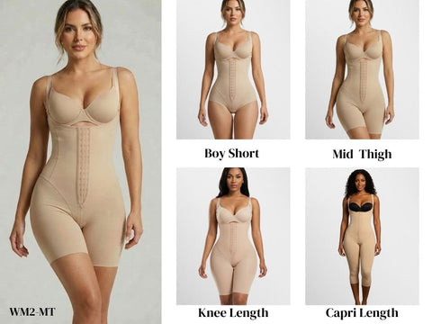 Raineywear Step 2: Women's Mid Body Suit — Boy Short (WM2-BS)