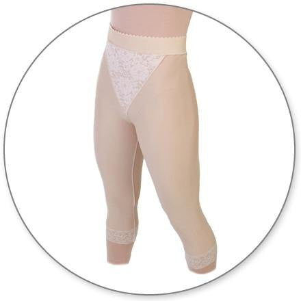 Style 15MC - Slip On Mid Calf Girdle Open Crotch by Contour