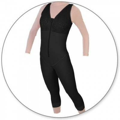 Style 28 - Mid Calf Body Shaper Slit Crotch by Contour