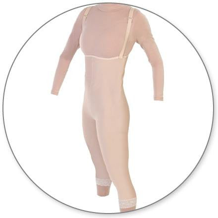 Style 35 - Mid Calf Body Garment Pull On Open Crotch