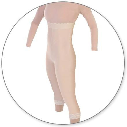Style 39 - Mid Calf Underbust Pull On Open Crotch by Contour