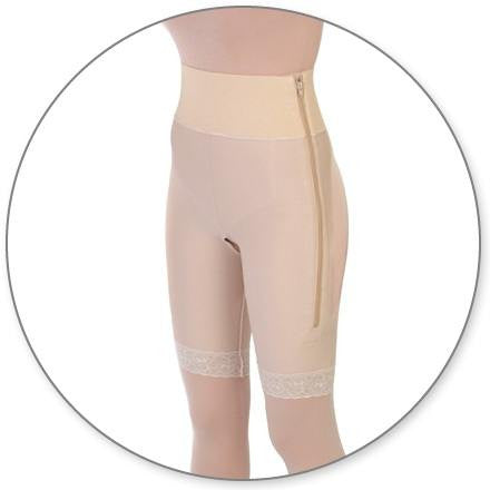 Style 4HT - High Thigh Girdle w/ 4in Waist Open Crotch