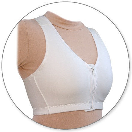 Style 40 Zippered Sport Bra by Contour - DirectDermaCare