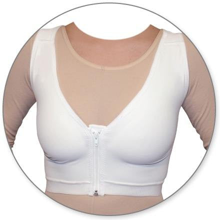 Estilo 42 - Sujetador deportivo con copas moldeadas y cremallera frontal de Contour 