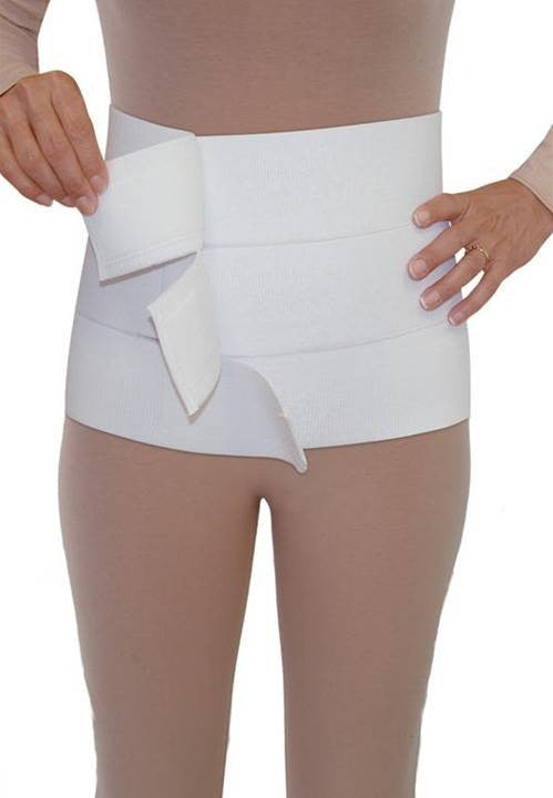Style 70 - 12in Abdominal Binder Adjustable Panel by Contour -  DirectDermaCare
