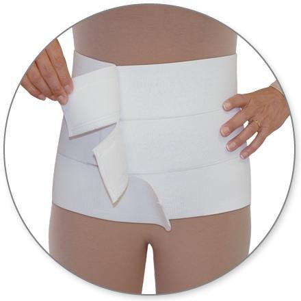 Post Op Tummy Tuck Abdominal Girdle Compression Garment w/Suspenders (S37)  Beige
