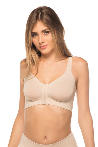 Post Surgical Liposuction Compression Bra with Implant Stabilizer