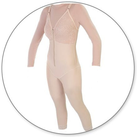 Estilo 29B - Body moldeador de tobillo con top de sujetador de Contour