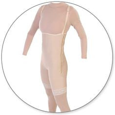 Estilo 34FLZ Prenda de cuerpo medio muslo Cremalleras completas Entrepierna abierta