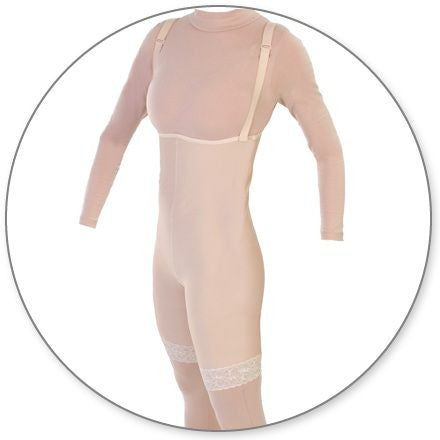 Style 34 - Mid Thigh Body Garment Pull On Open Crotch