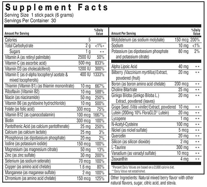 MAXIVISION Whole Body Formula Powder Mix (Liquid) DirectDermaCare