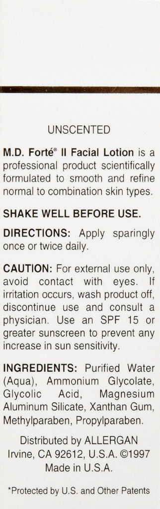 M.D. Forté Facial Lotion II - Level 2 - DirectDermaCare