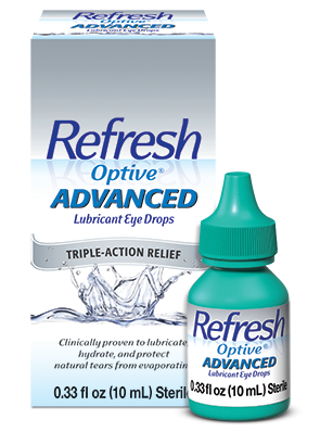 Refresh Optive Advanced Lubricant Eye Drops 10 ml - DirectDermaCare Refresh Optive Advanced Lubricant Eye Drops 10 ml - DirectDermaCare